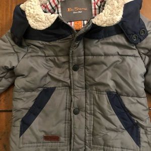 Kids Ben Sherman Puffer Fully Lined Jacket Coat